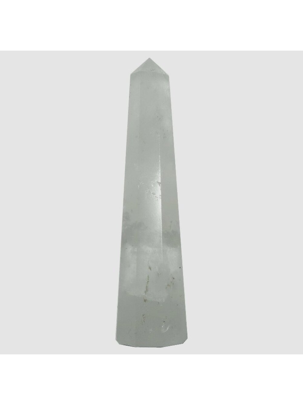 Cloud Quartz Tower Wand White Crystal Vibrations Included Point Healing Gemstone